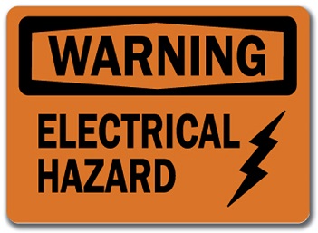 Electrical Hazard Warning logo